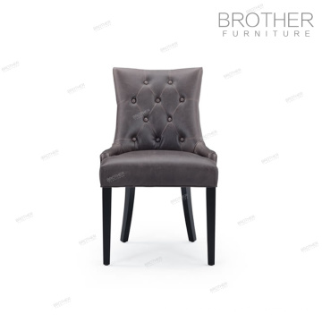 Alta calidad moderna silla de comedor cubierta de terciopelo copetudo